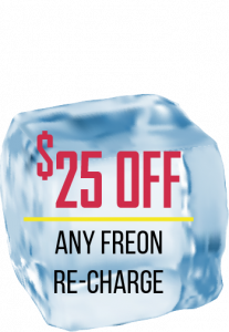 $25 OFF: Any Freon Re-charge