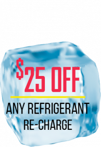 $25 Off Any Refrigerant Re-Charge